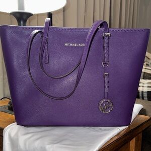 Michael Kors Purple Tote